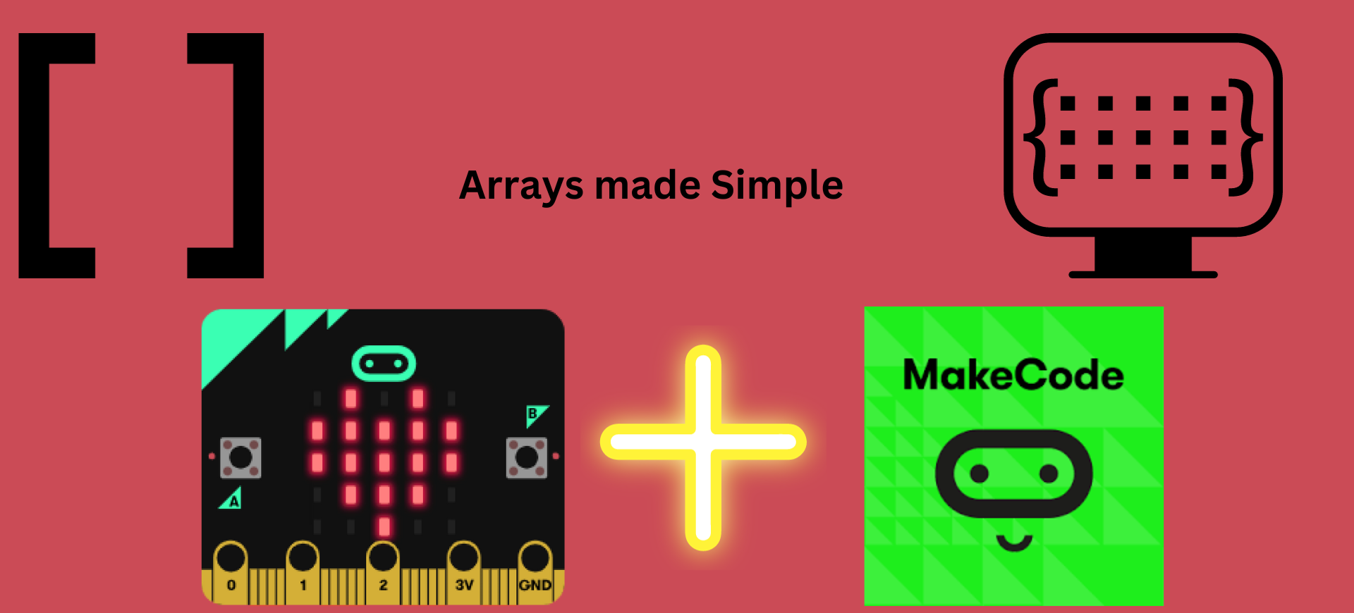 Arrays made simple with Microbit & Makecode - SkoolOfCode's Hands