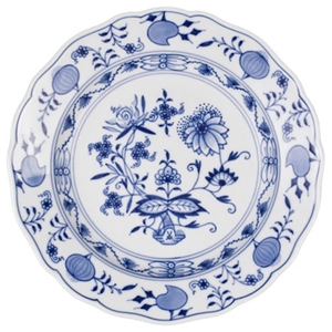 マイセン ブルーオニオン リーフプレート 800101/00264 | ブルー