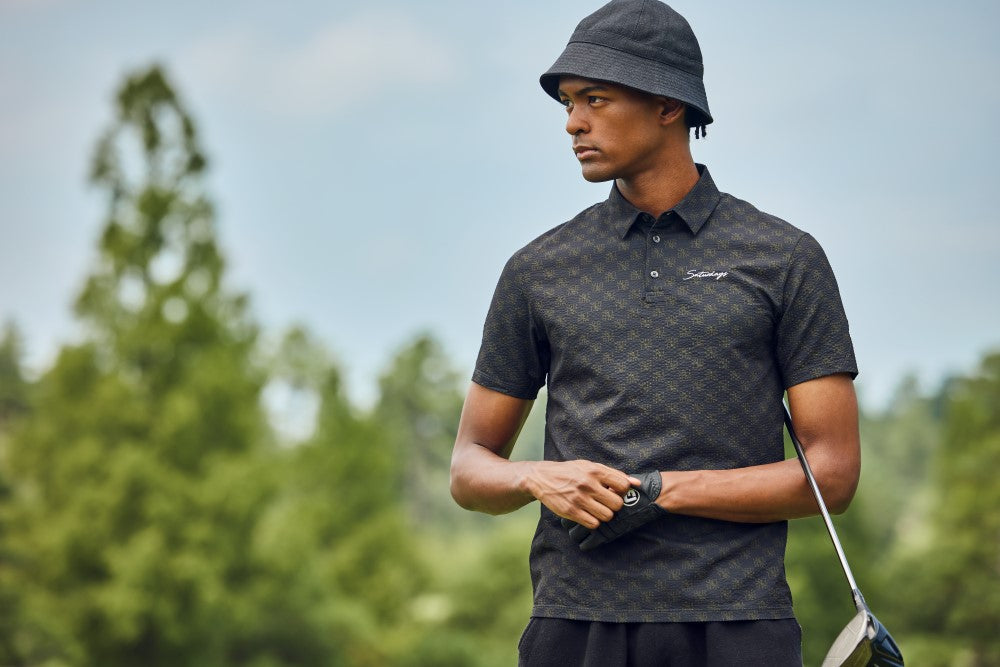 サタデーズニューヨークシティ]別注シアサッカーポロ – FUNQTEN