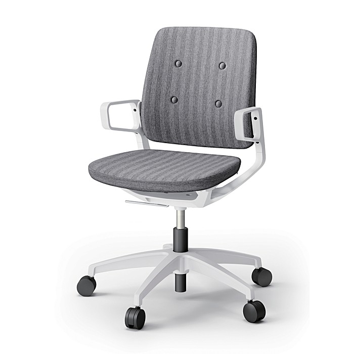 レヴィチェア アルミ塗装肘 KG-565SB-WWT3｜オフィスチェア｜イトーキ