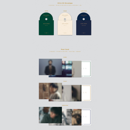 JUNG KOOK(BTS) - GOLDEN [3種のうち1種ランダム発送] | 韓国エンタメ