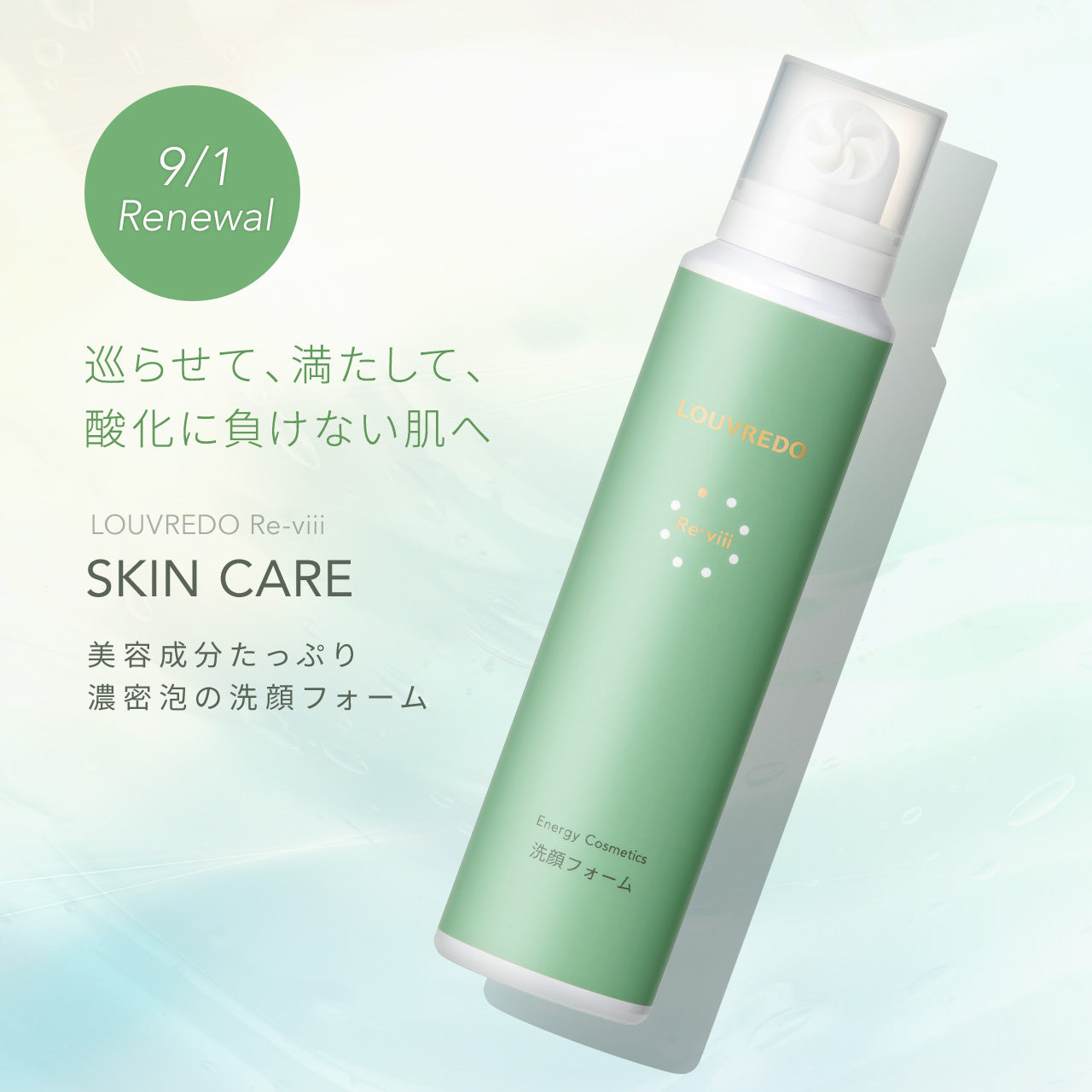 新作】ルーヴルドー レヴィ 洗顔フォーム (炭酸泡) – LOUVREDO直営