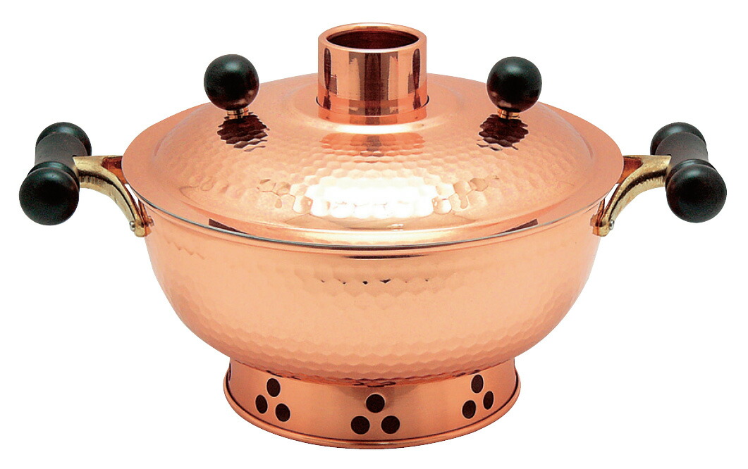 楽天市場】しゃぶしゃぶ鍋 22cm 銅 送料無料 COPPER100 新光金属