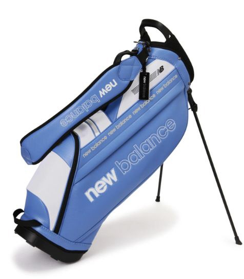 キャディバッグ new balance GOLF エンボスPU×オックス×エナメル