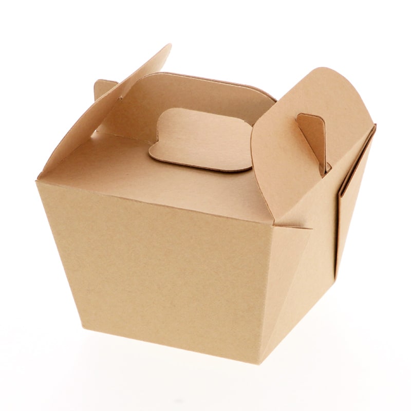 HEIKO 食品容器 ネオクラフト ランチボックス L 10枚/袋 004248010