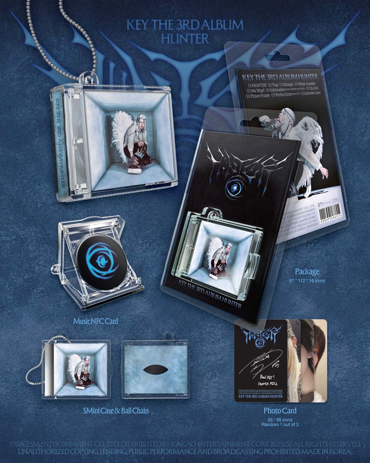 KEY The 3rd Album『HUNTER』、UNIVERSAL MUSIC STOREとWeverse Shopに