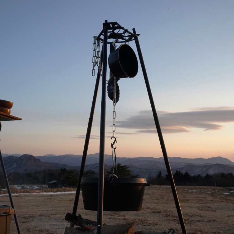 SNIPE TRIPOD AL スナイプ トライポッド | 焚火調理用ハンガー SINANO