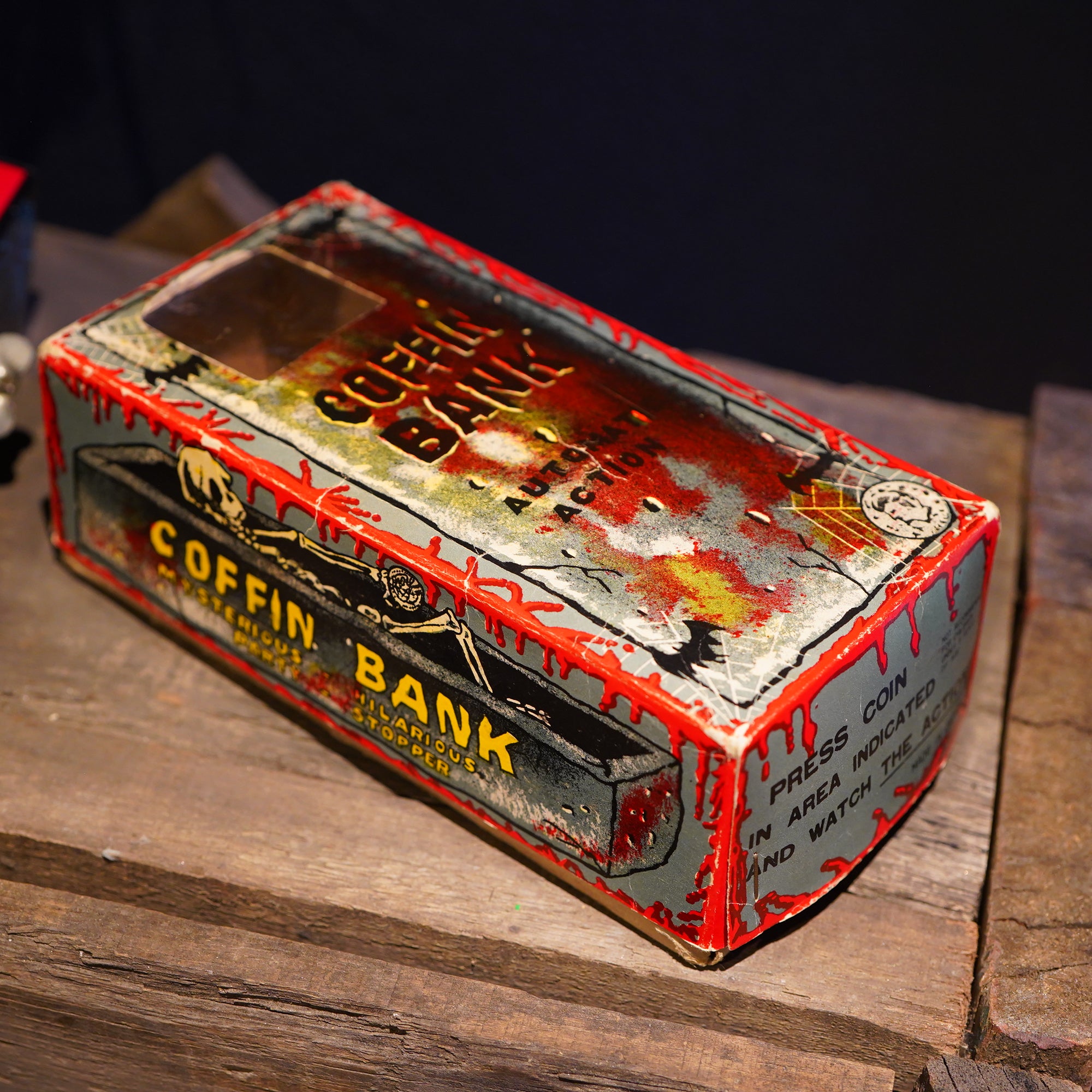 1970年代 ブリキ COFFIN BANK YONE製 – SK OLDIES