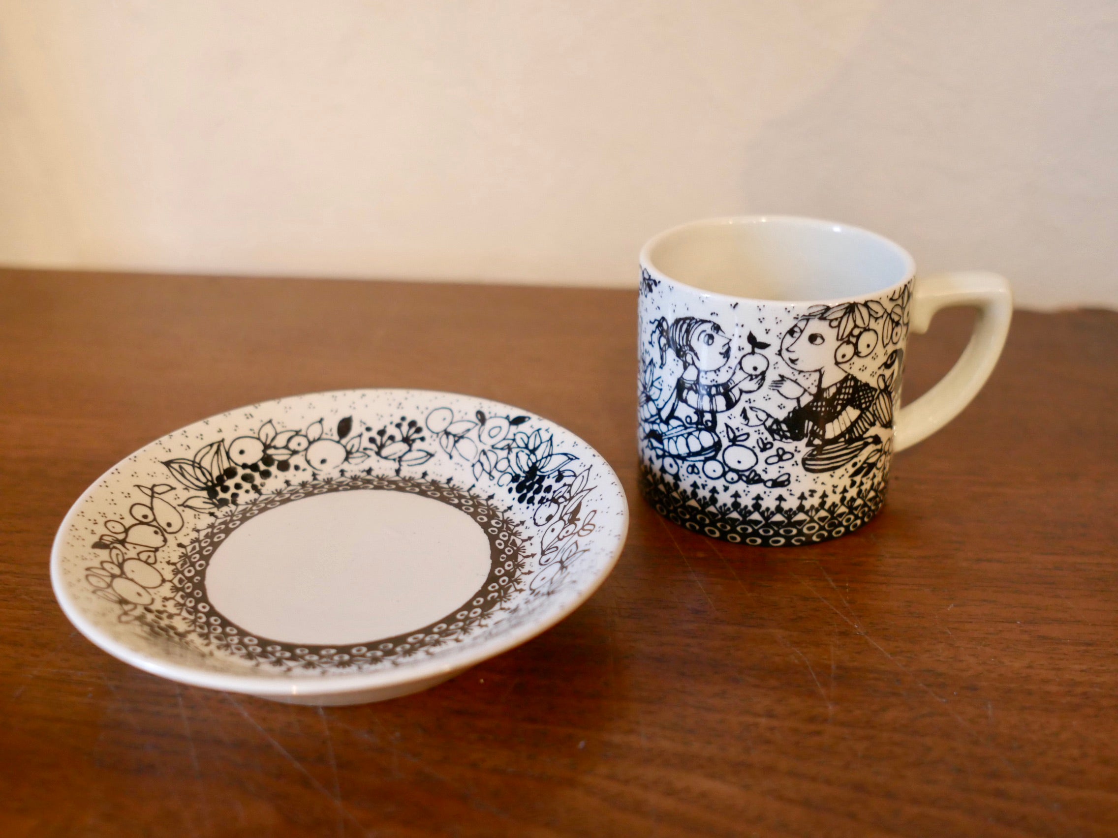 Nymolle【the Seasons】カップ＆ソーサー Bjorn Wiinblad ニモール