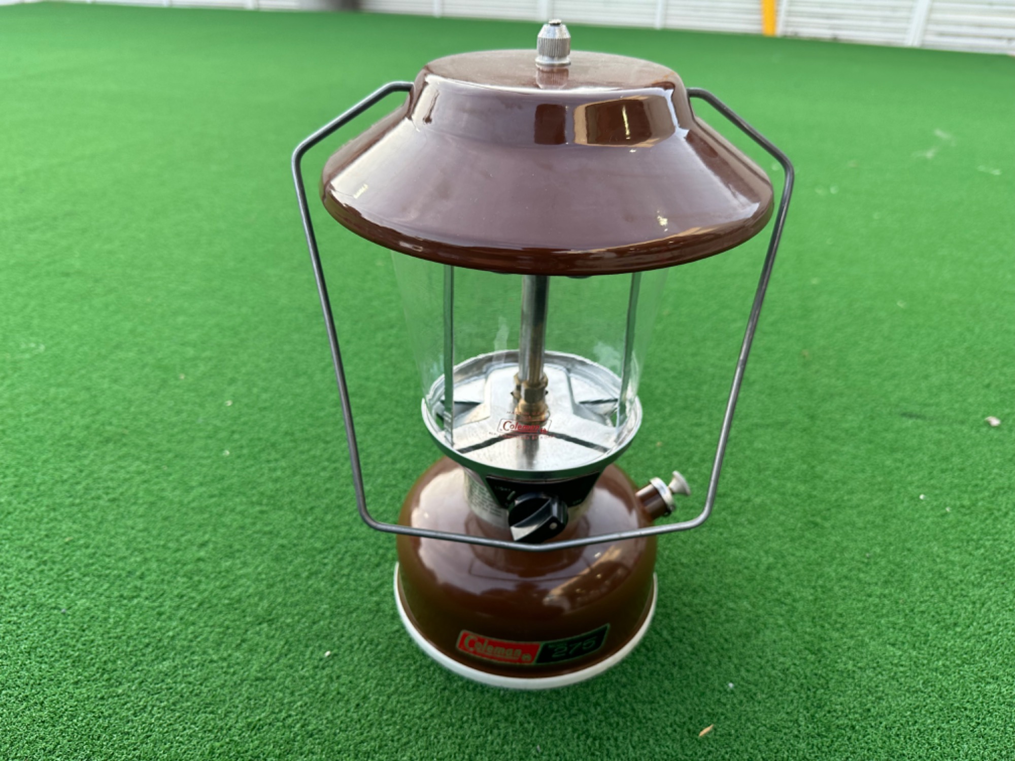 coleman(コールマン)1976年3月製 275!!希少形状のテーパーグローブ搭載