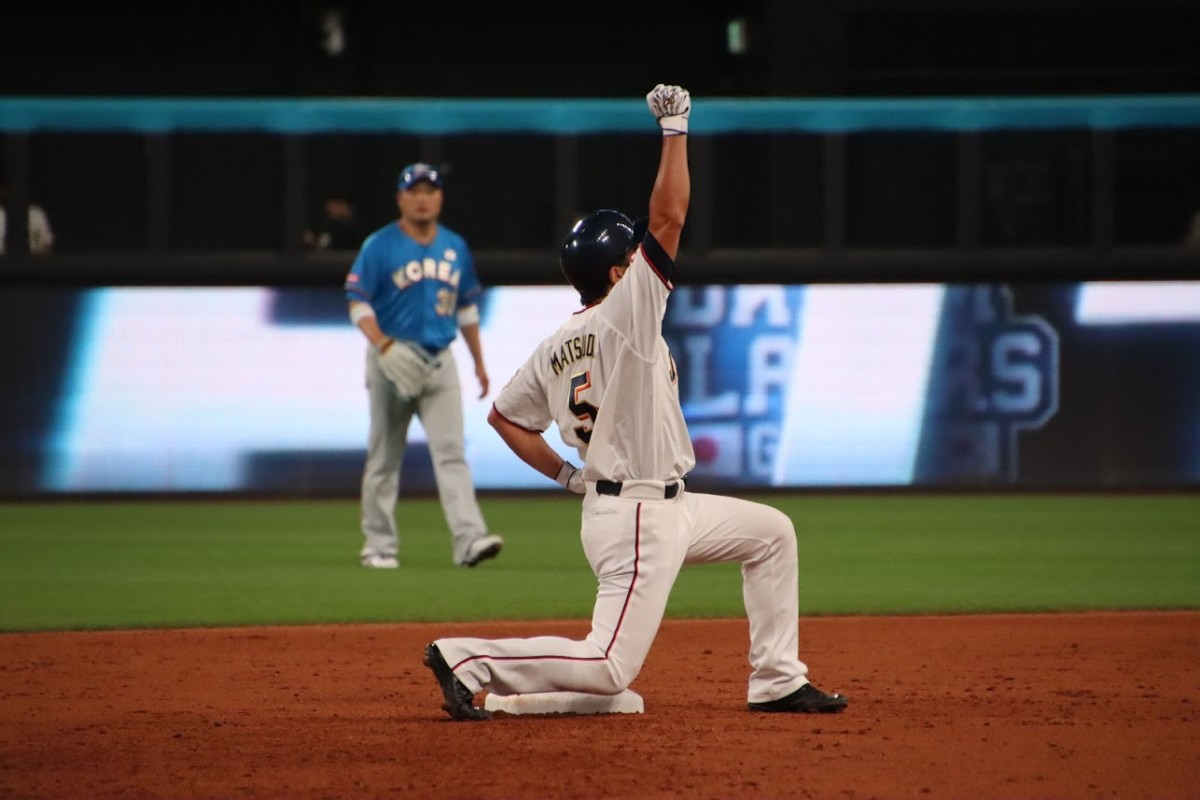 日韓ドリームプレーヤーズゲーム」松田宣浩 ”熱男”ポーズを披露！全