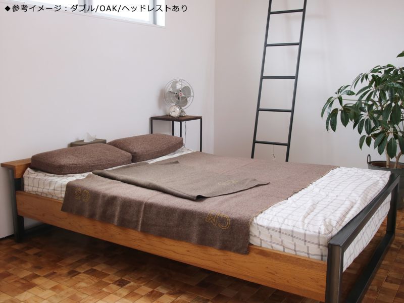 ≪Bed≫【アイアンフレームベッド/SQUAREオリジナル/3サイズ/4材種/2