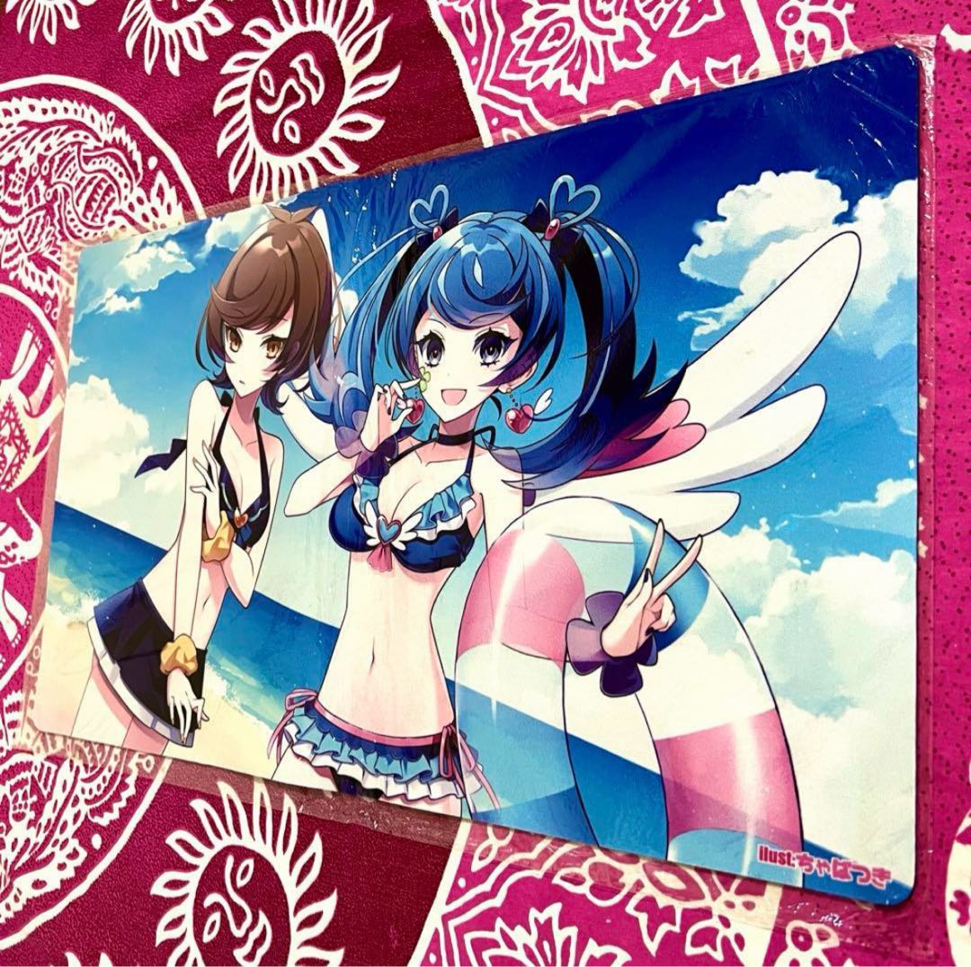 遊戯王 財前葵 ブルーエンジェル 水着 あずまちっく天国 プレイマット