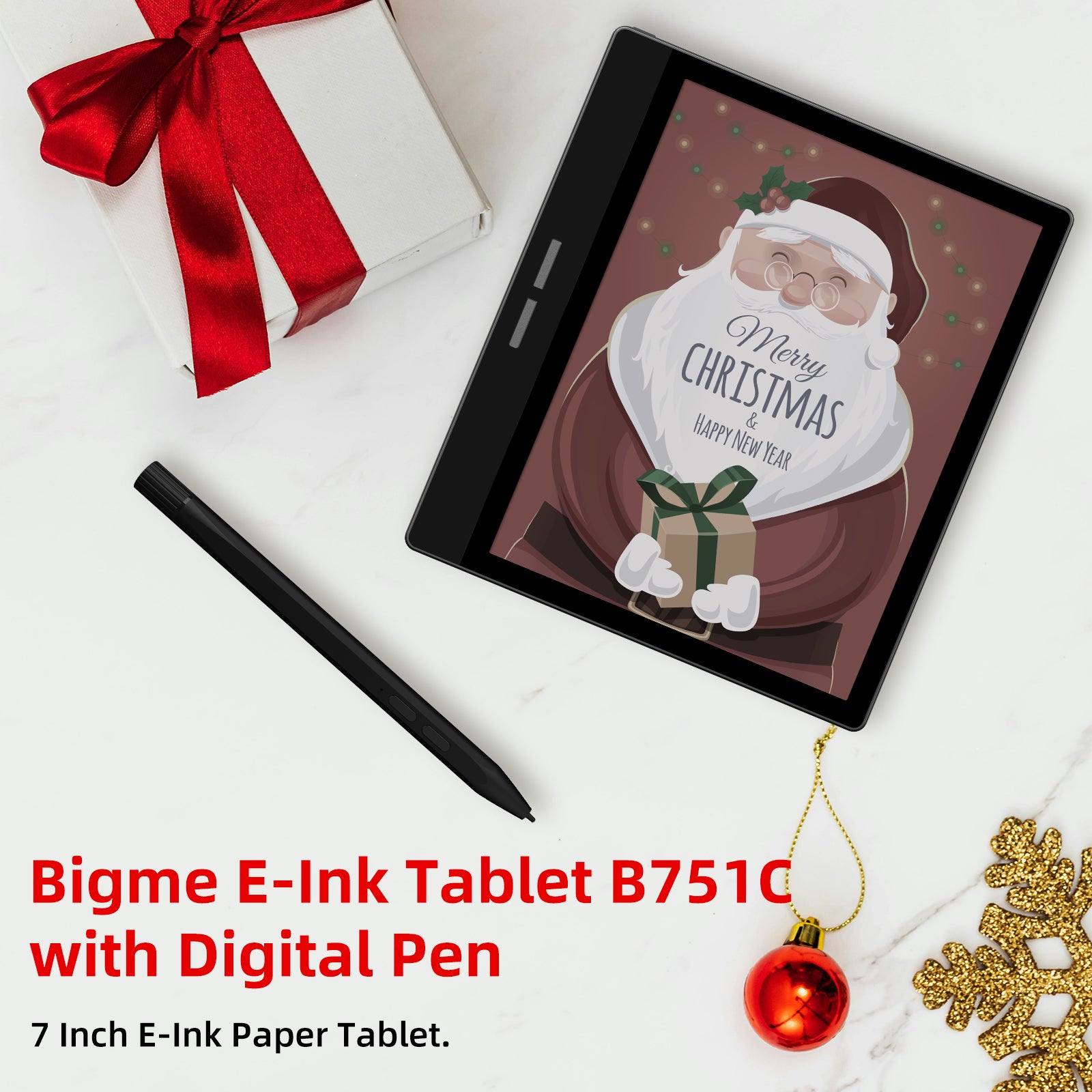 Bigme 7 '' B751C 最安 kaleido 3 カラー Eink メモ帳、無料ケースと