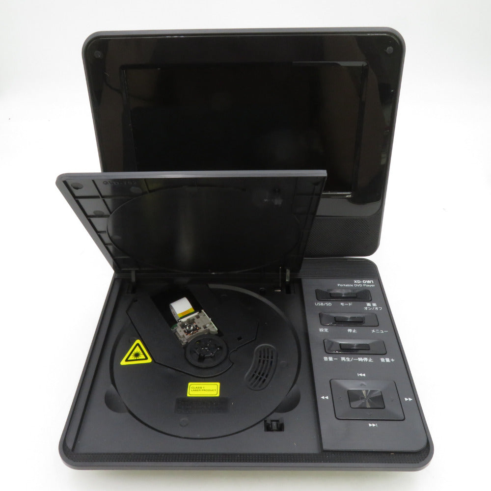 AIWA アイワ 7インチ ポータブルDVDプレーヤー XD-DW1 ※リモコン欠品
