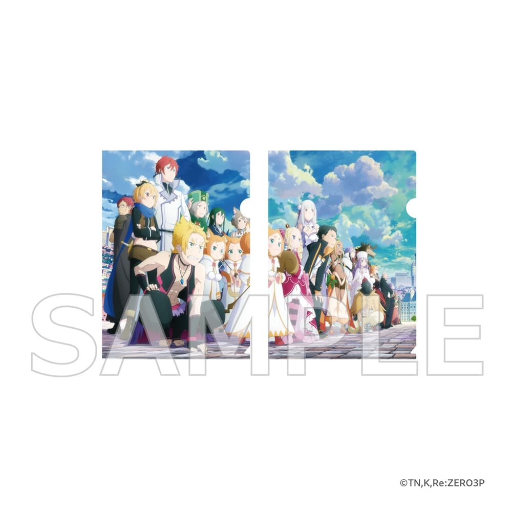 Re:ゼロから始める異世界生活」クリアファイルセット 劇場型悪意 ver