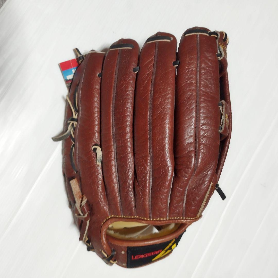 タグ付 リーグスター 大人用軟式野球グローブ LGS 1234 牛革 - メルカリ