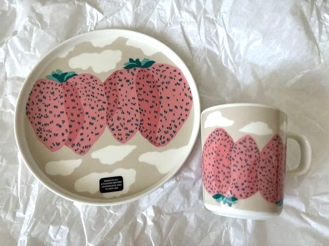 マリメッコ マンシッカ プレート＆マグカップ 未使用 限定品 - メルカリ