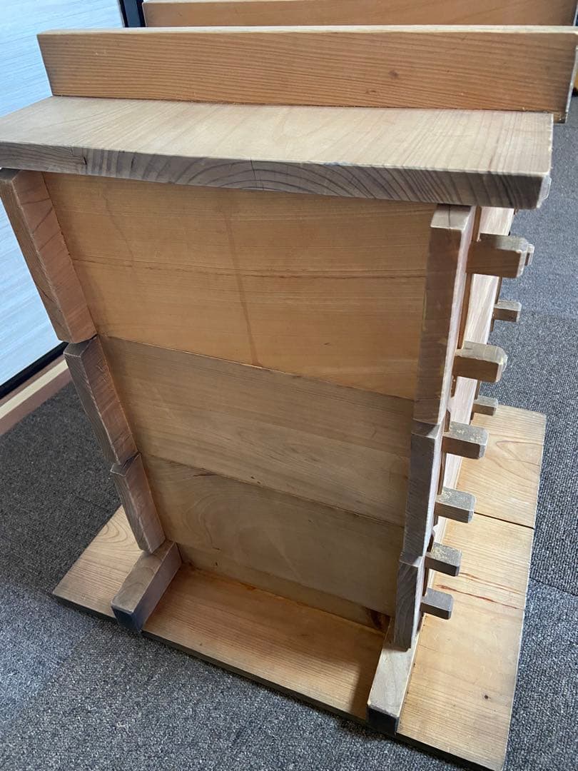 木製角【小】せいろ アンティーク レトロ 竹スノコ付き 蒸し器 - メルカリ