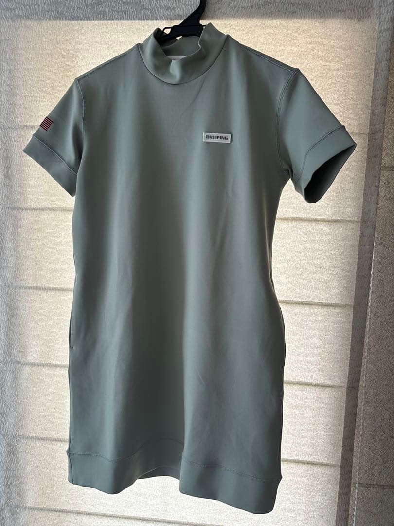 BRIEFING ミントグリーン 半袖ワンピース AS KNOW AS ミントグリーン 半袖ワンピース - メルカリ