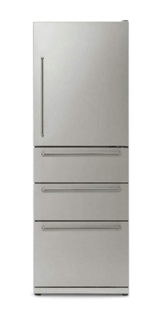 【Ssales】無印良品 ノンフロン冷蔵庫 MJ-R36SB 355L 無印良品／MUJI／AQUA／冷蔵庫／MJ‐R36SB／4ドア／355L／ステンレス