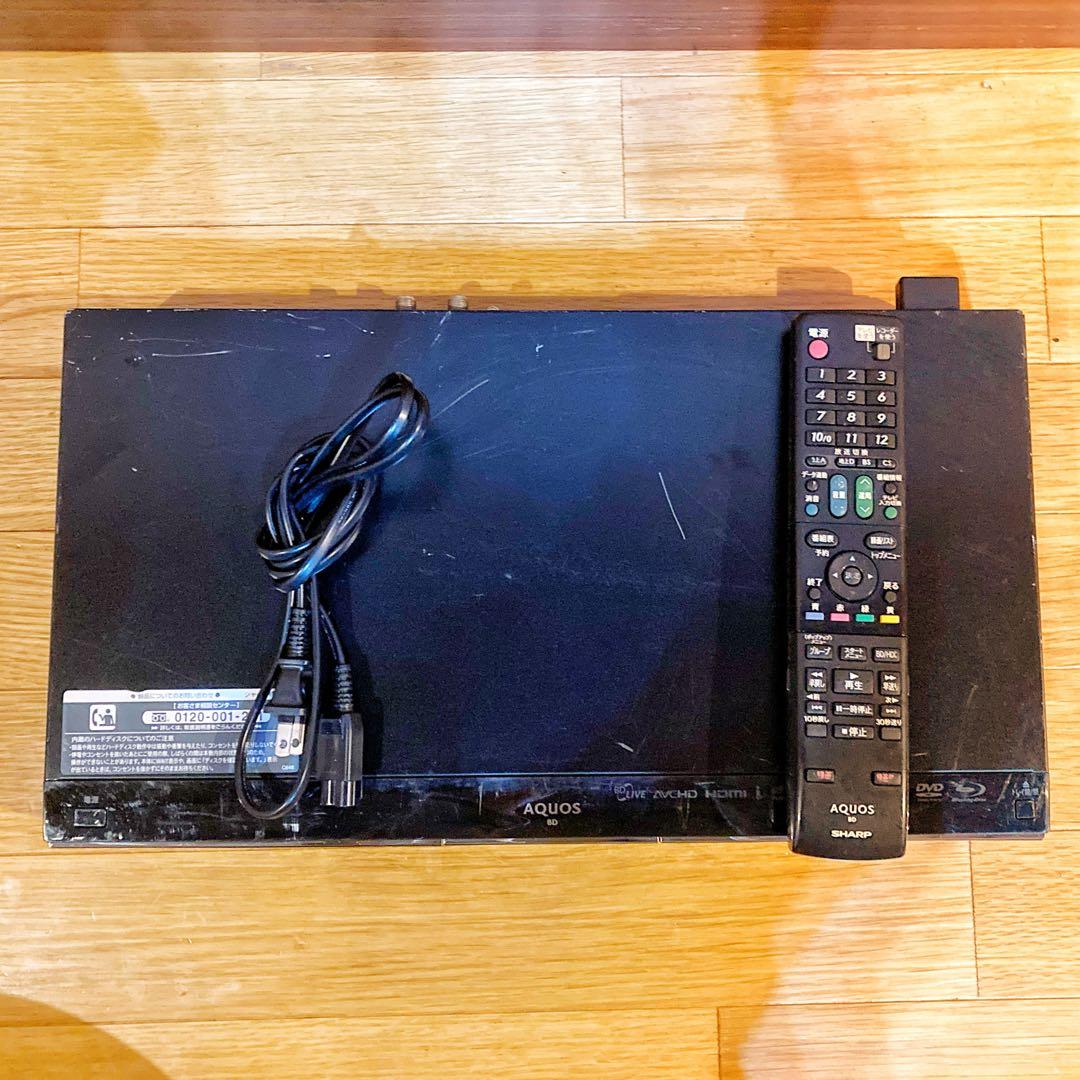 SHARP AQUOS ブルーレイレコーダー HDD 500GB 2番組同時録画 - メルカリ