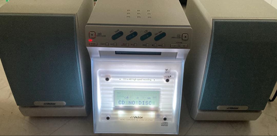 Victor CD・MD・カセットデッキ MDコンポ - メルカリ