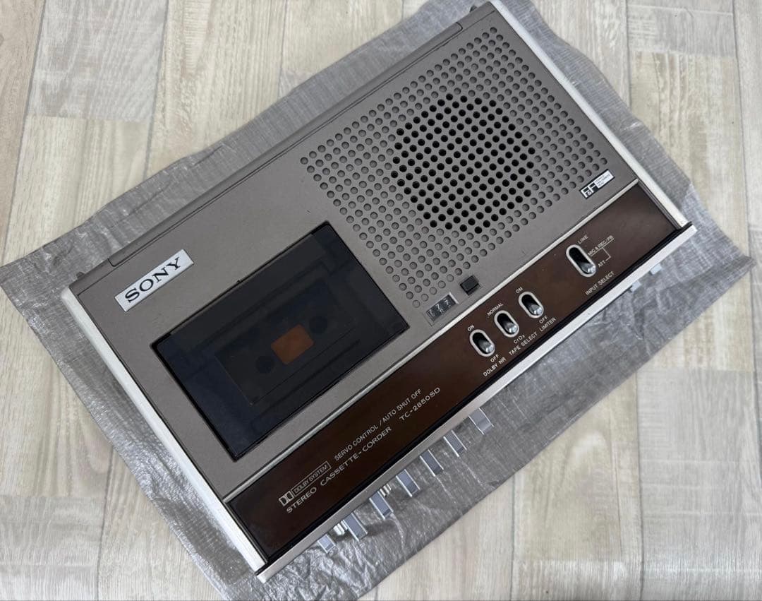 動作品】伝説名機SONY ソニー カセットデンスケ TC-2850SD - メルカリ