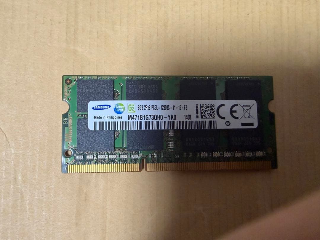 Samsung DDR3 8GB メモリ PC3L 12800s - メルカリ