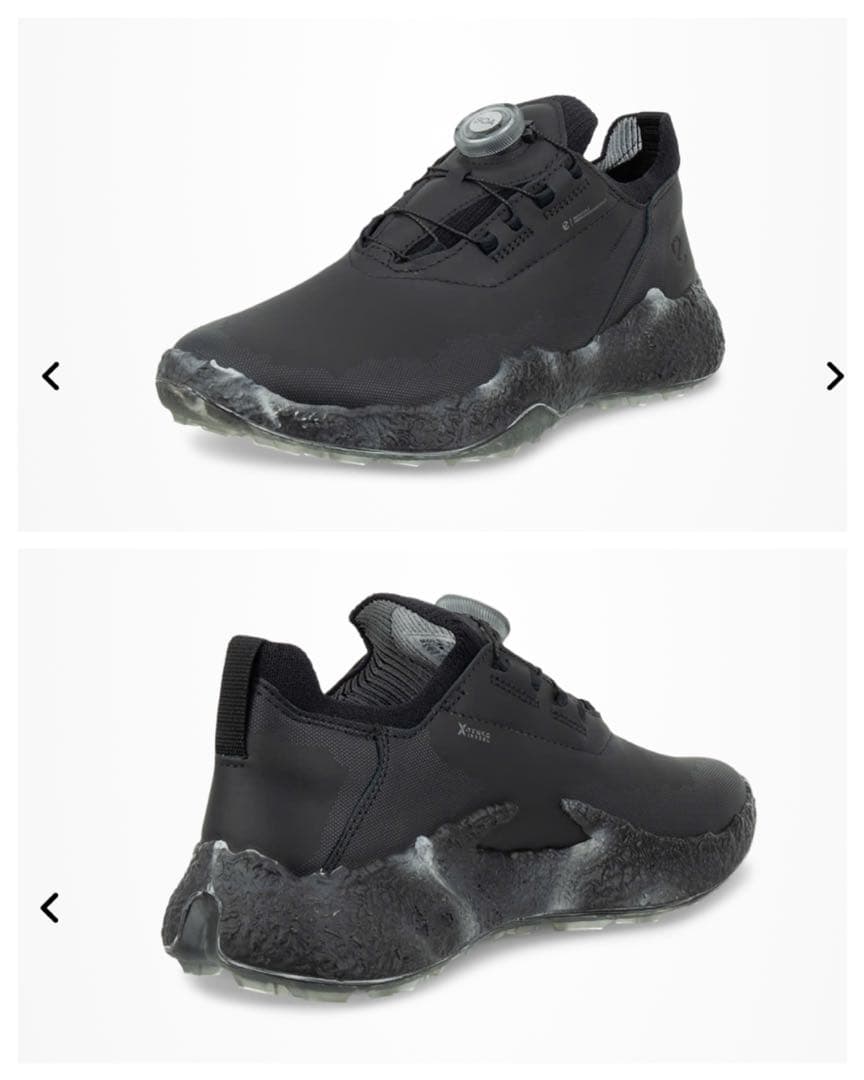 【美品】ECCO ゴルフシューズ 撥水加工！25.5cm