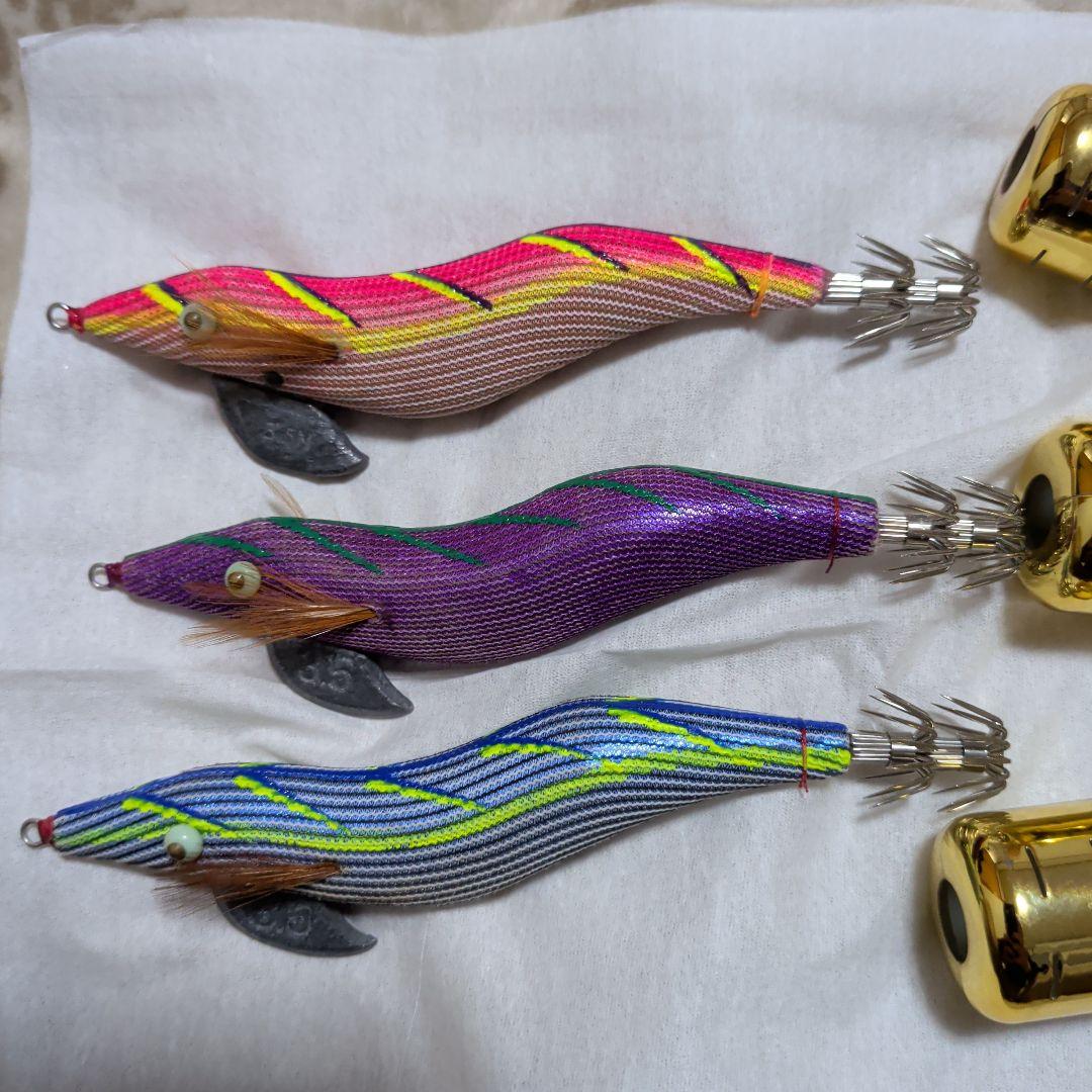 ハヤシの餌木猿３本セット 餌木猿・エギザル・林漁具／HAYASHI 餌木猿 3．5号 ノーマルタイプ