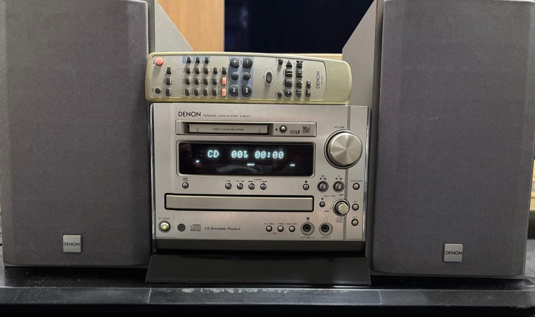 ジャンク】DENON D-MG33 MD CD ミニコンポ | Shop at Mercari from