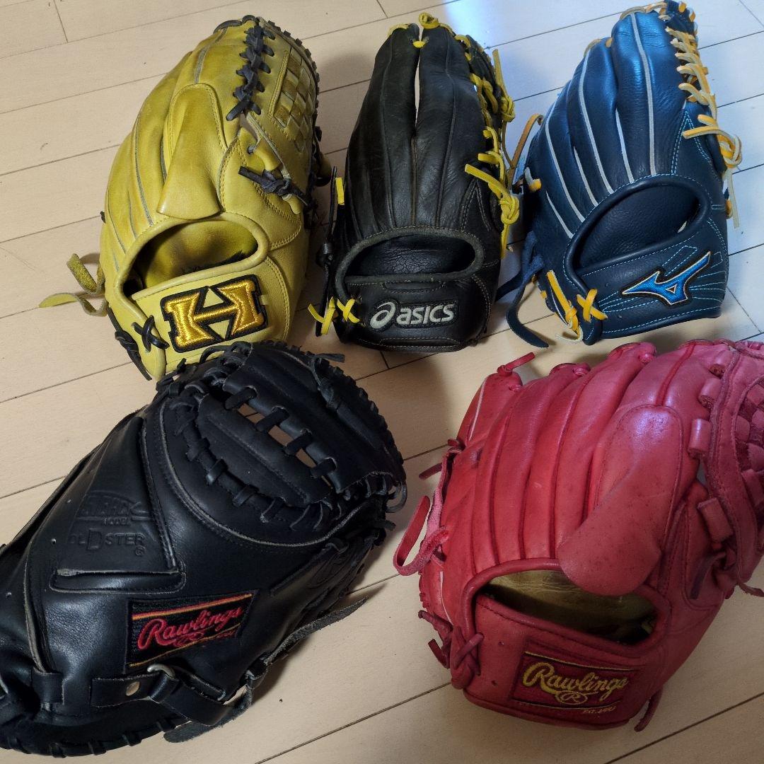 Rawlings グローブ RBG HDSTER 赤 黒 ローリングス グローブ 大人 一般 軟式 HOH PRO EXCEL 内野手用