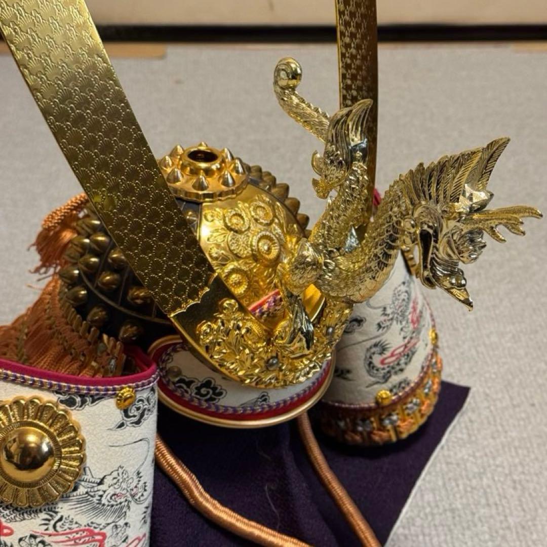 龍玉作 特製御飾兜 錦朱孫威星兜 出雲 極上28号兜 - メルカリ