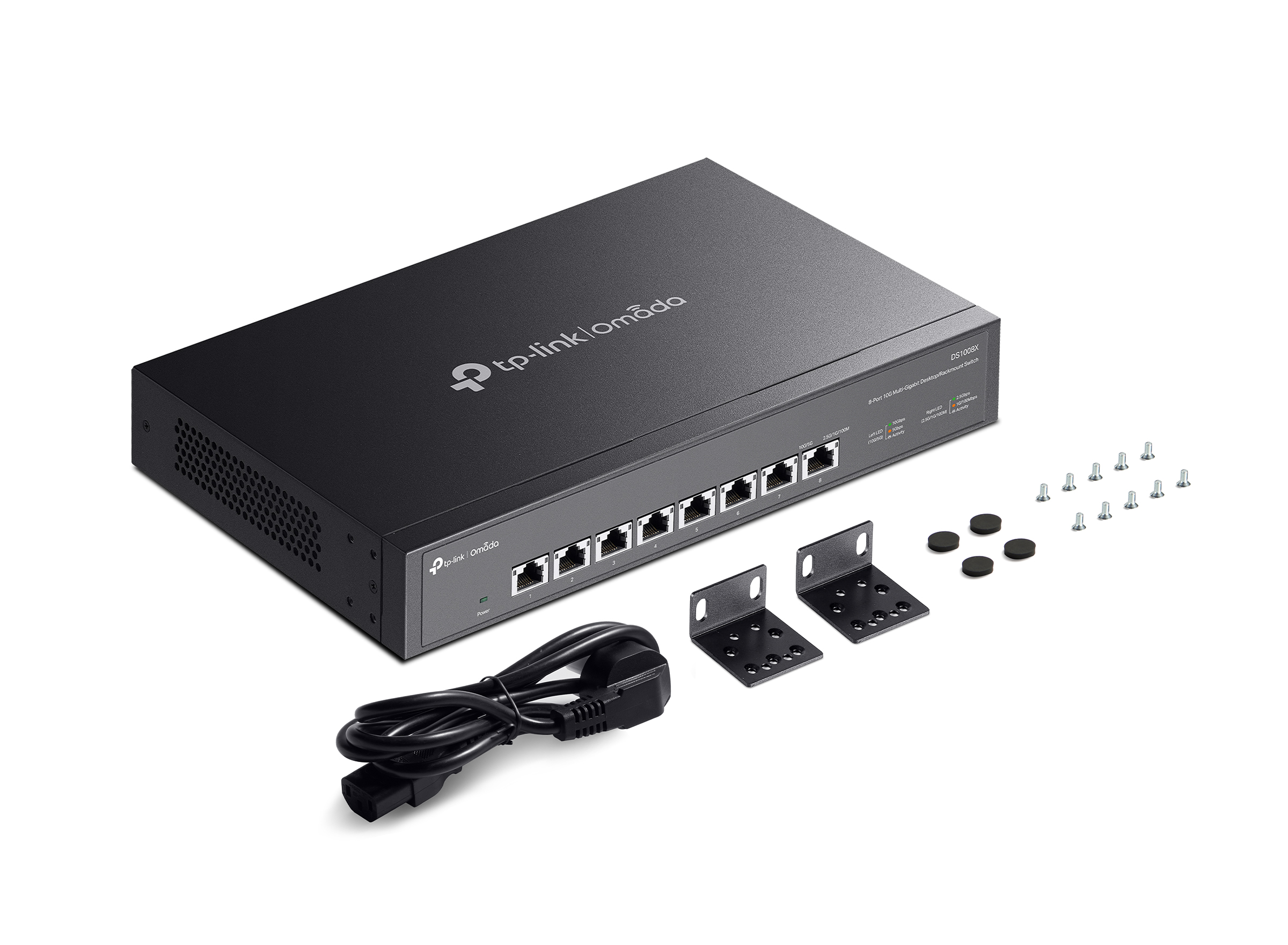 DS1008X | Omada 8-Port 10G Unmanaged Desktop/Rackmount Switch | TP